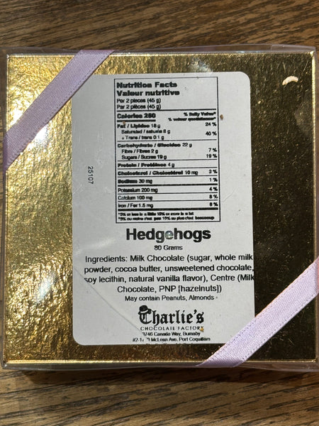 4 piece  Artisan Chocolates by Charlie’s Chocolate Factory