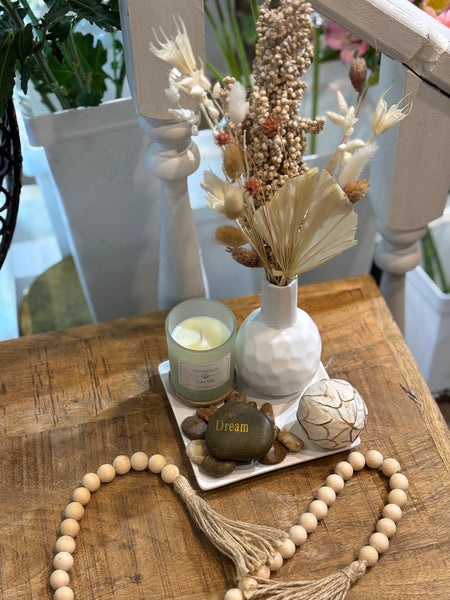 Port Moody Flowers “At Home” Collection - Natural Decor Tray Gift Box