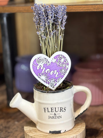 “Lavender Love” ceramic keepsake