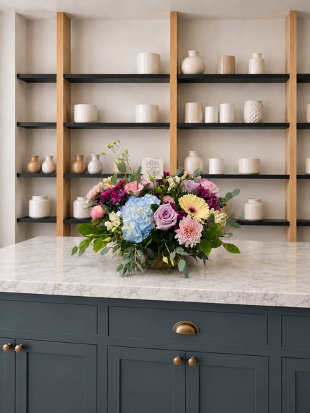 Elegance Low Vase Arrangement. Pick your size
