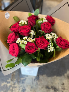 Dozen Red Rose Bouquet with Luxury Wrapping
