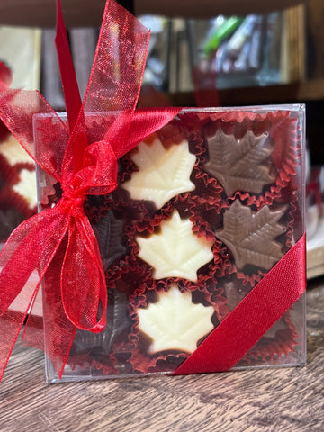 9 piece Maple Leaf Artisan Chocolates