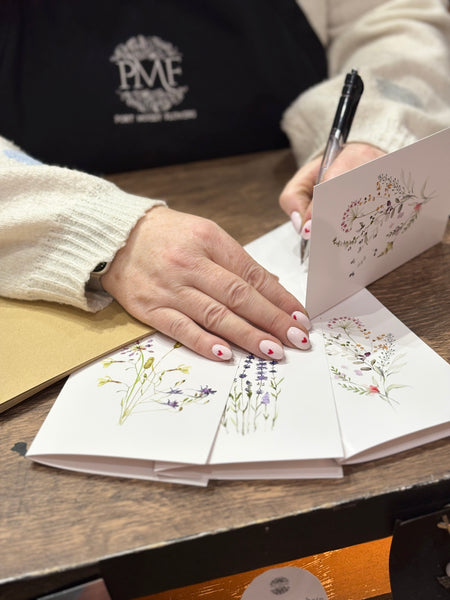 Hand Written Greeting Card