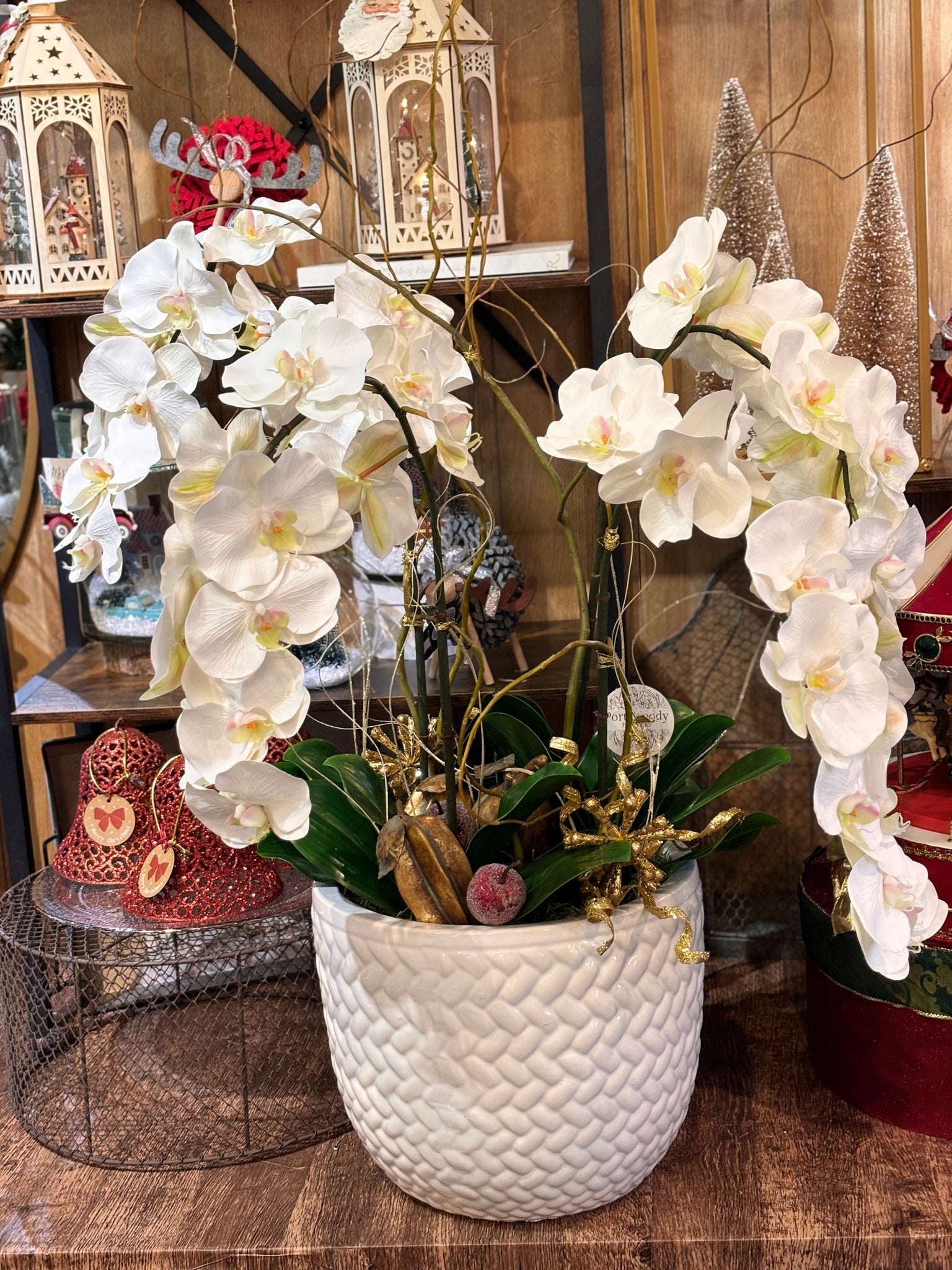 Grande Faux Orchid Planter