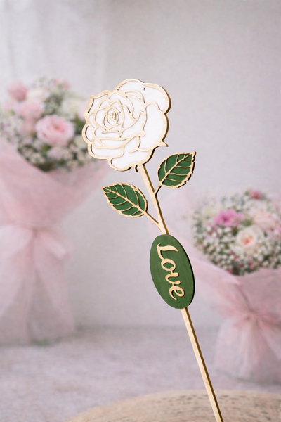 Forever Wooden Rose Keepsake