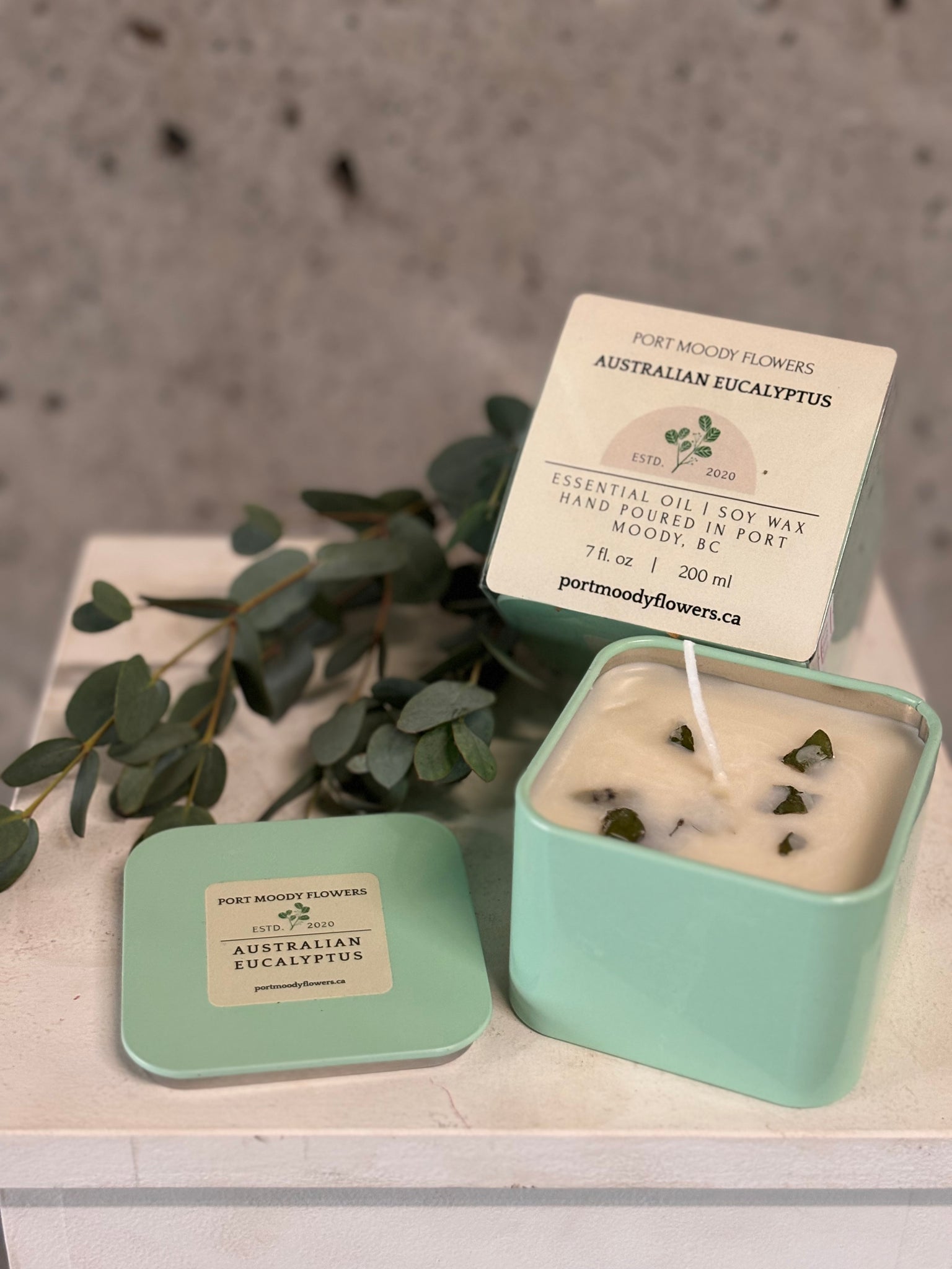 “Australian Eucalyptus” Essential Oil Soy Candle