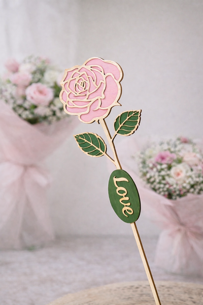 Forever Wooden Rose Keepsake