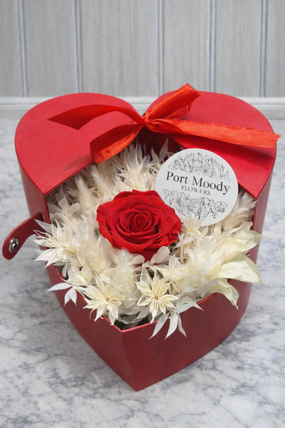 Forever Roses Heart Box