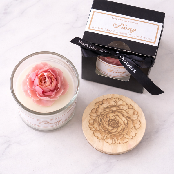 Peony Essential Oil Candle