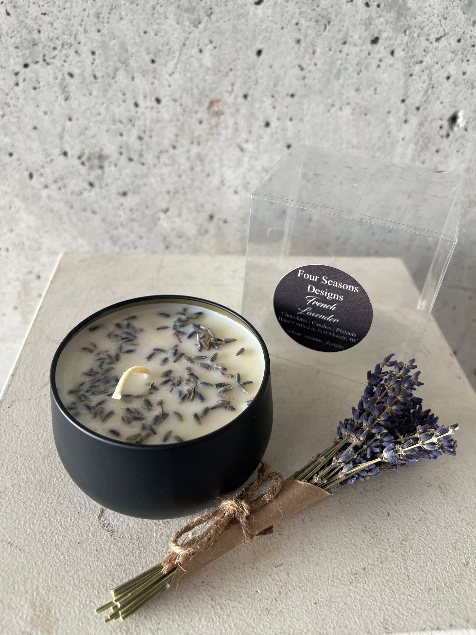 French Lavender Essential Oil Soy Candle