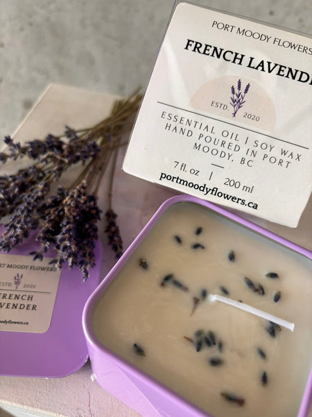 “French Lavender” Essential Oil Soy Candle