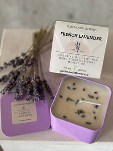 “French Lavender” Essential Oil Soy Candle